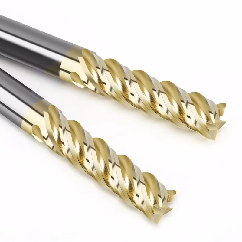 Frez palcowy do metalu 4P | fi 4 mm * 75 mm | CNC VHM HRC 65 - obrazek 3