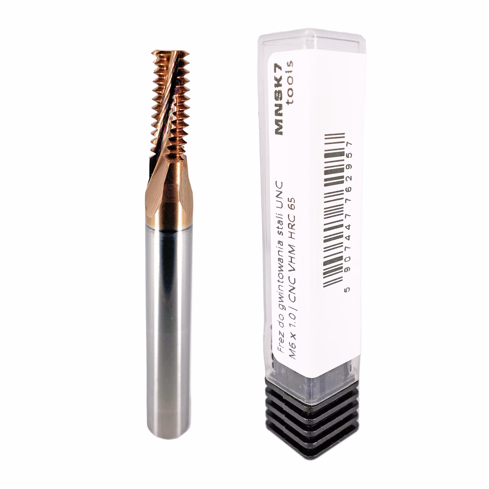 Frez do gwintowania stali UNC | M6 x 1.0 | CNC VHM HRC 65 — zdjęcie 2