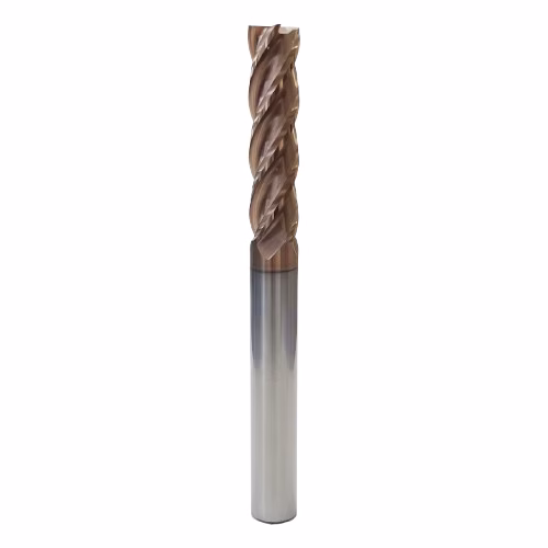 Frez palcowy długi do metalu 4P | fi 10 mm x 40 x 100 | CNC VHM HRC 55 - obrazek 2