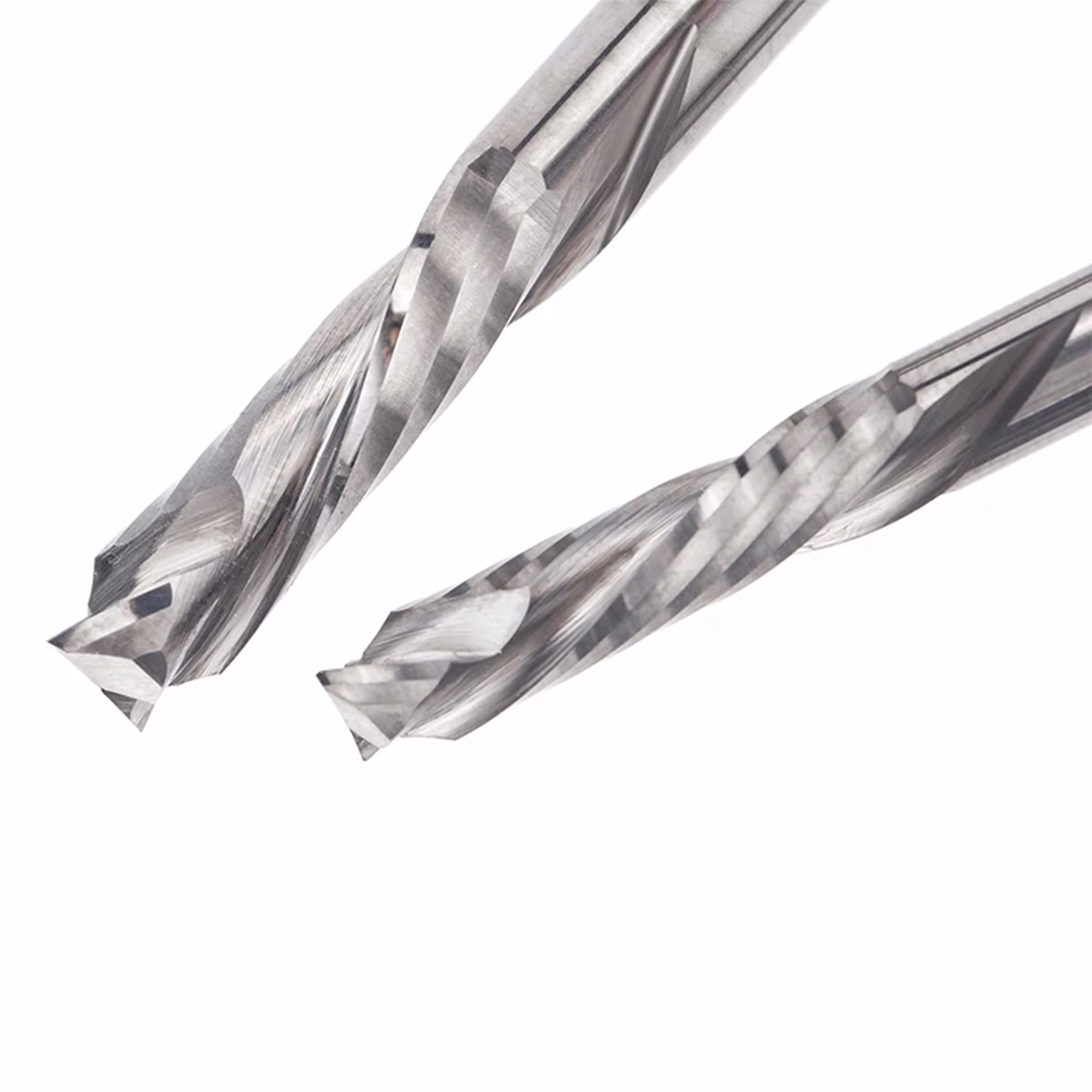 Frez kompresyjny do drewna spiralny CNC 2F 4*4*22*45 (HUHAO) - obrazek 4