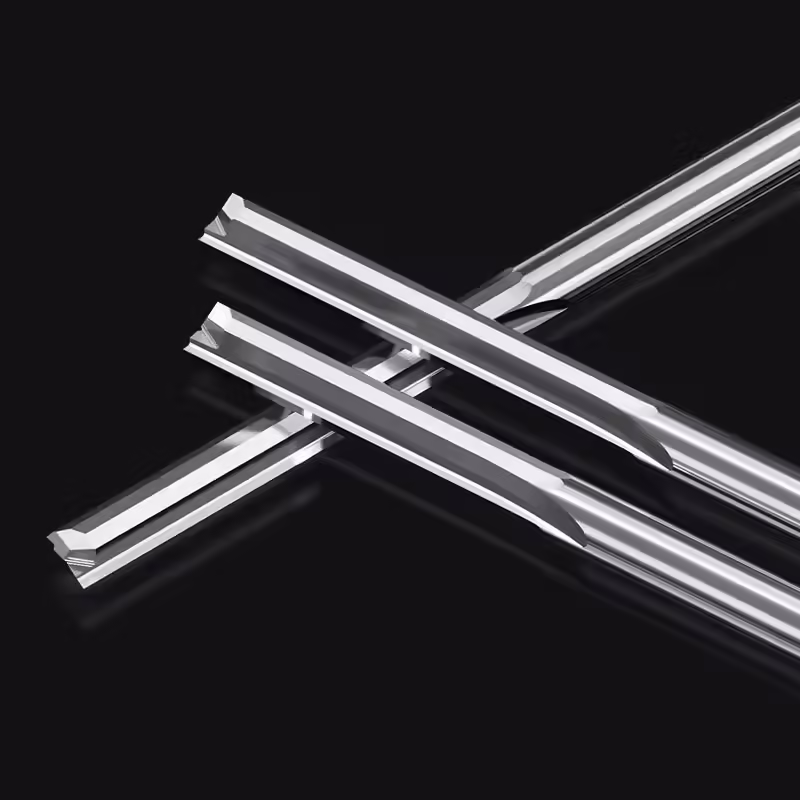 Frez prosty do drewna 2P | fi 3.175 mm x 15 mm x 38 mm | CNC VHM - obrazek 3