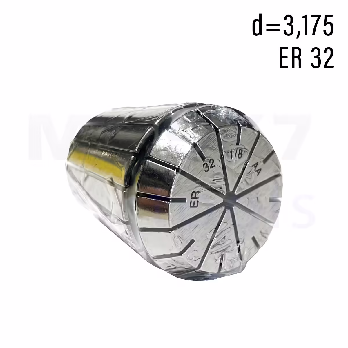 Tuleja zaciskowa CNC | ER32 | fi 3,175 | AA | DIN 6499