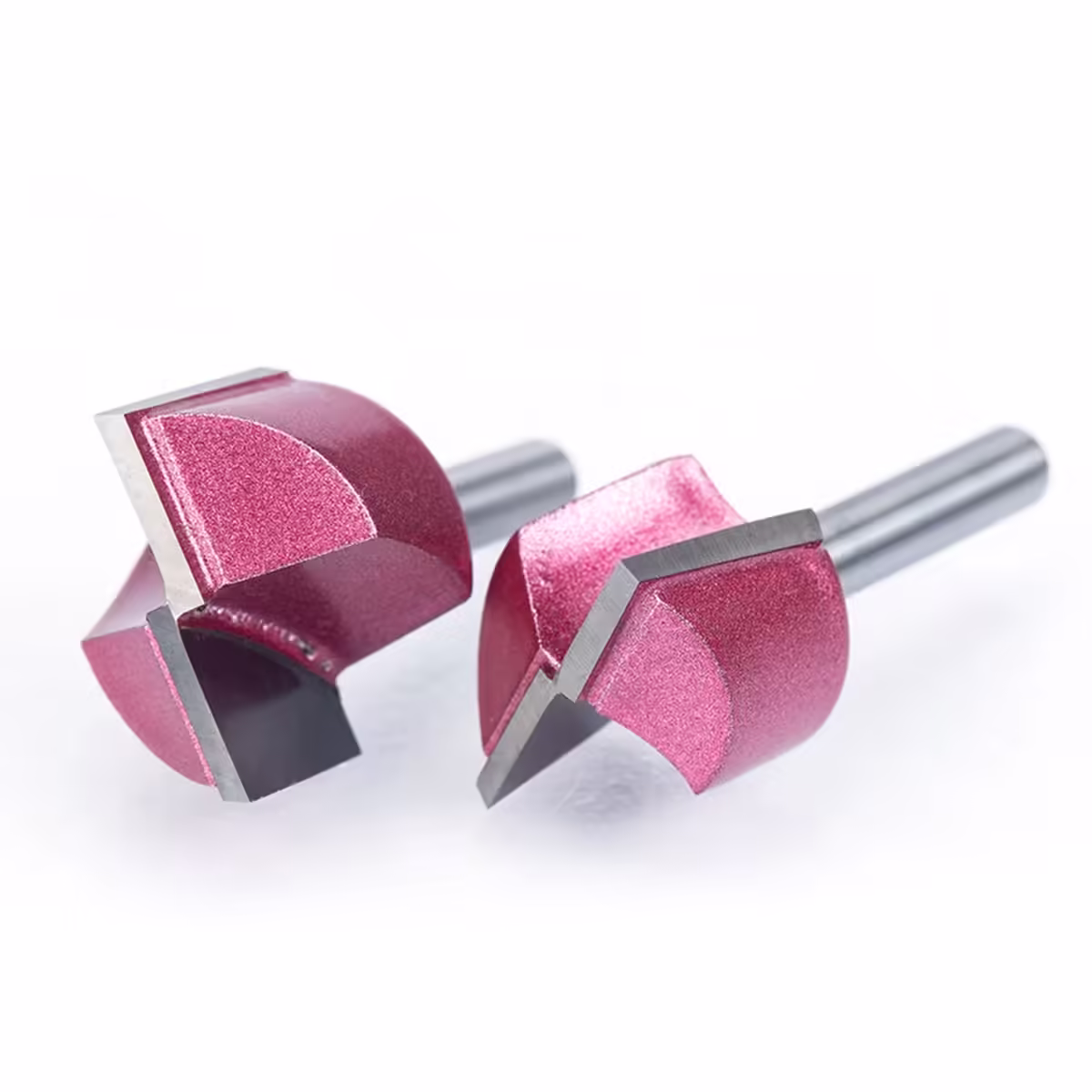Frez prosty do drewna 2P | trzpień 6mm | fi 25 x 17 x 49,3 | VHM - obrazek 3