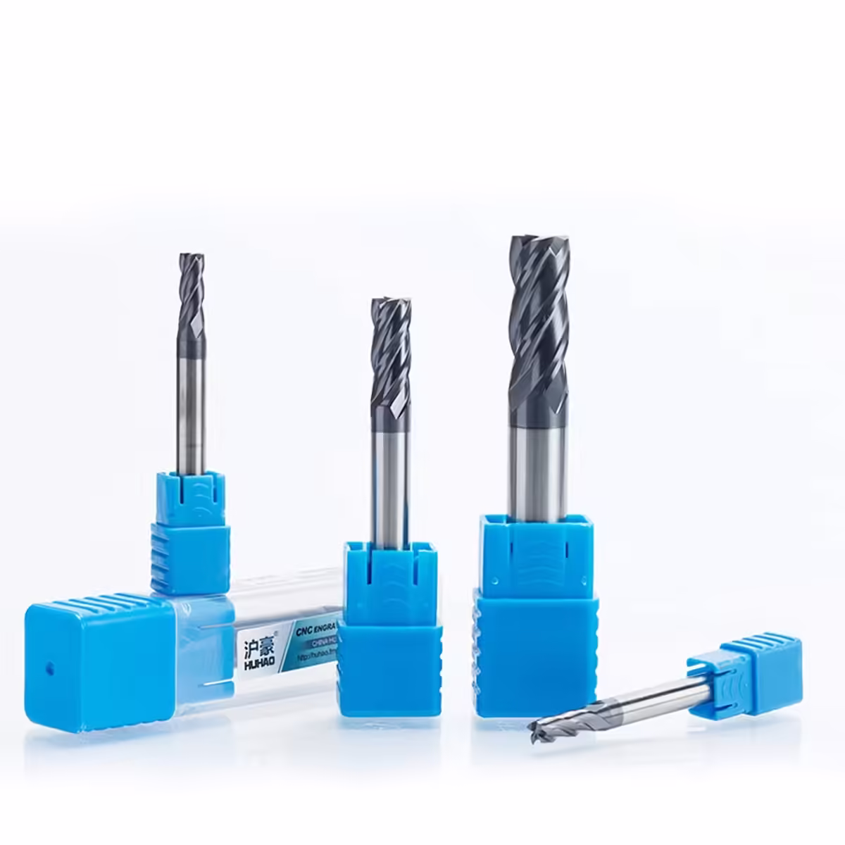 Frez palcowy do metalu 4P | fi 8 mm * 100 mm | CNC VHM HRC 45 - obrazek 4