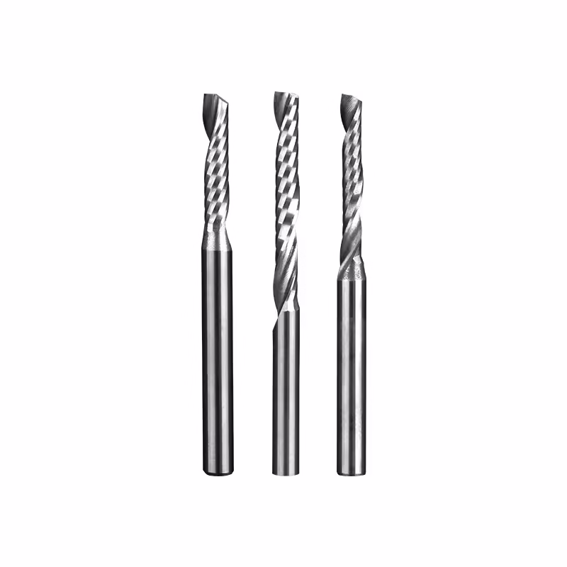 Frez uniwersalny jednopiórowy 1P | fi 3.175 x 32 x 55 | VHM CNC | Polerowany - obrazek 3