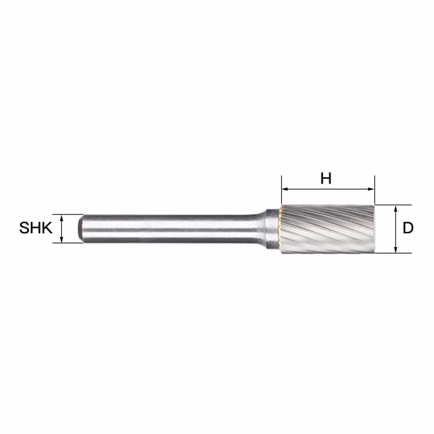 Frez pilnik obrotowy do metalu | 6 mm * 10 mm | VHM HRC 65 | Typ A - obrazek 2