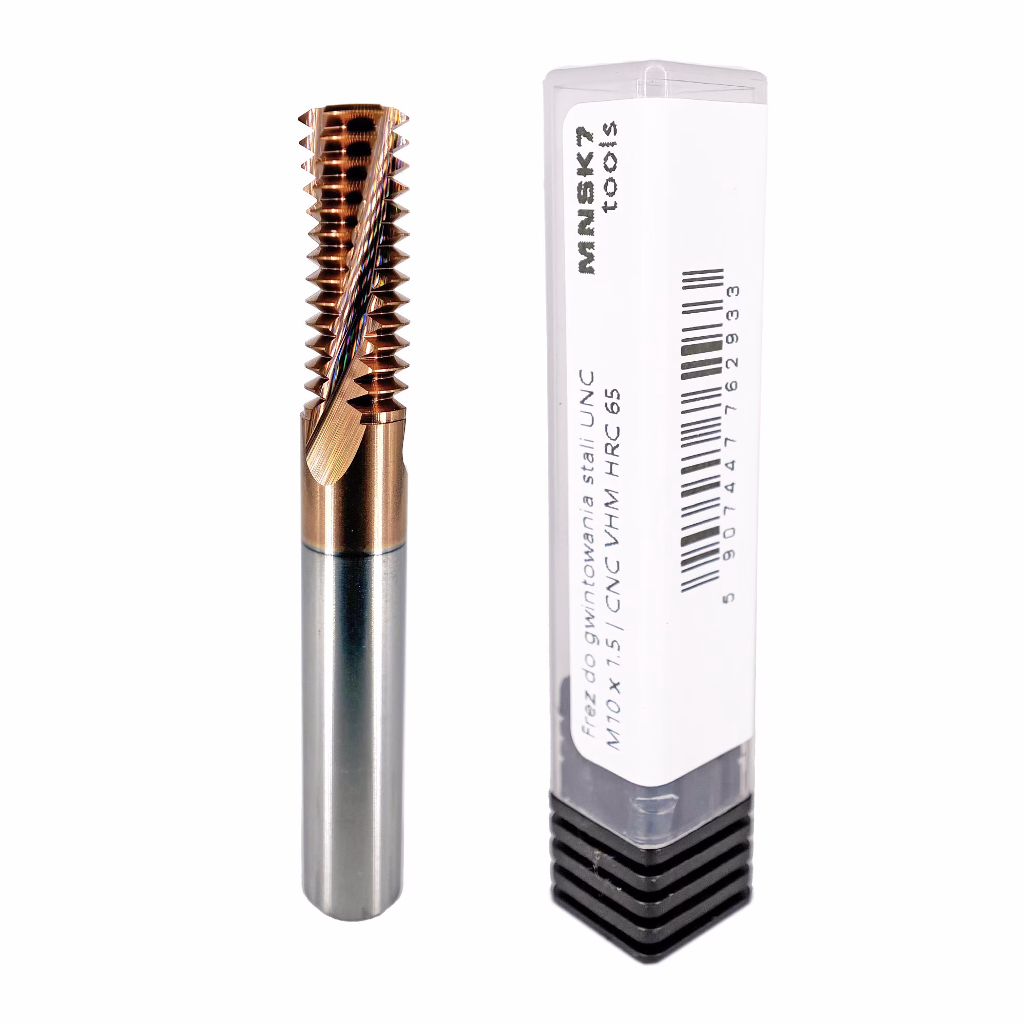 Frez do gwintowania stali UNC | M10 x 1.5 | CNC VHM HRC 65 — zdjęcie 2