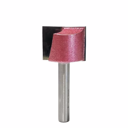 Frez prosty do drewna 2P | trzpień 6mm | fi 22 x 13 x 48,5 | VHM - obrazek 2