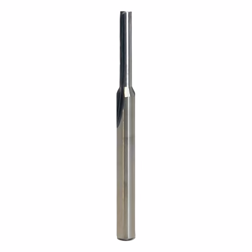 Frez prosty do drewna 2P | fi 2 mm x 12 mm x 38 mm | CNC VHM - obrazek 2