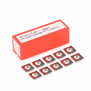 Zestaw wymiennych płytek do frezów 10 szt | 12x12x2,2 mm | VHM | 4-stronne