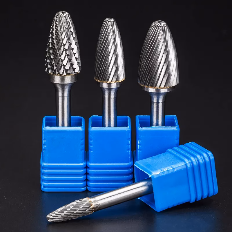 Frez pilnik obrotowy do metalu | 6 mm * 8 mm | VHM HRC 65 | Typ F — zdjęcie 3