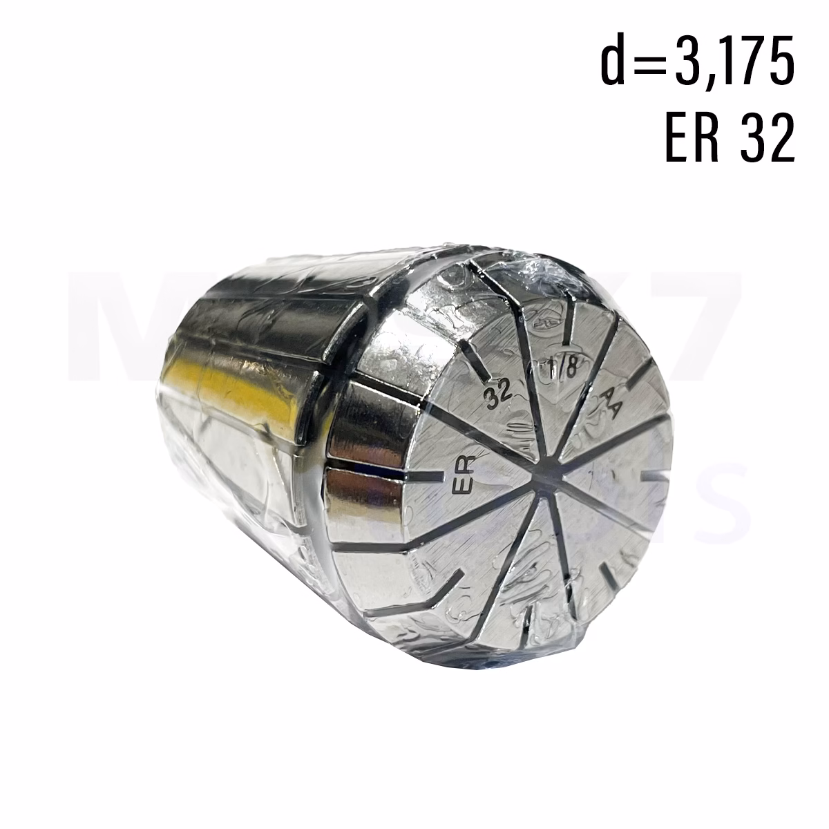Tuleja zaciskowa CNC | ER32 | fi 3,175 | AA | DIN 6499