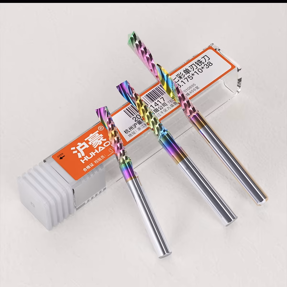 Frez palcowy do PVC 1P | fi 2 mm x 38 mm | CNC VHM HRC60 | polerowany DLC - obrazek 4
