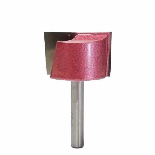 Frez prosty do drewna 2P | trzpień 6mm | fi 30 x 20 x 52 | VHM - obrazek 2