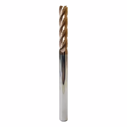 Frez palcowy do metalu 4P | fi 8 mm * 100 mm | CNC VHM HRC 55 | Zgrubny - obrazek 2