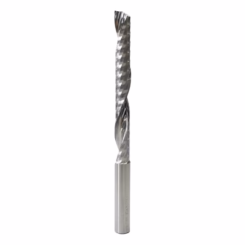 Frez uniwersalny jednopiórowy 1P | fi 6 x 52 x 80 | VHM CNC | Polerowany - obrazek 2