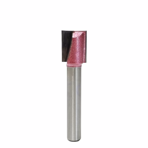 Frez prosty do drewna 2P | trzpień 6mm | fi 10 x 13 x 45 | VHM - obrazek 2