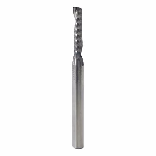 Frez uniwersalny jednopiórowy 1P | fi 2.5 x 12 x 38 | VHM CNC | Polerowany - obrazek 2