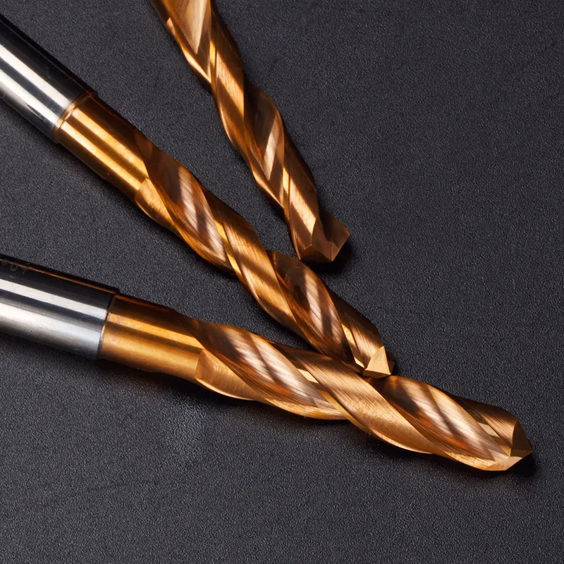 Frez wiertło CNC | fi 3 mm x 6 mm x 66 mm | VHM HRC65 | TiSiN - obrazek 3