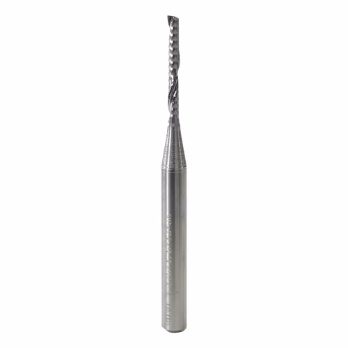 Frez uniwersalny jednopiórowy 1P | fi 1.5 x 12 x 38 | VHM CNC | Polerowany - obrazek 2