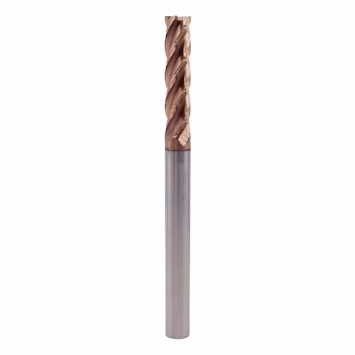 Frez palcowy długi do metalu 4P | fi 8 mm x 35 mm x 100 mm | CNC VHM HRC 55 - obrazek 2