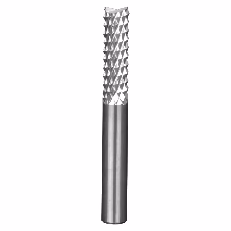 Zestaw frezów wieloostrzowych 10 szt | trzpień 3.175 | fi2 x 9.5 x 38 | CNC - obrazek 5