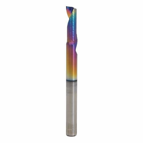Frez jednopiórowy do aluminium 1P | fi 4 x 12 x 45 | CNC VHM HRC 55 | DLC - obrazek 2