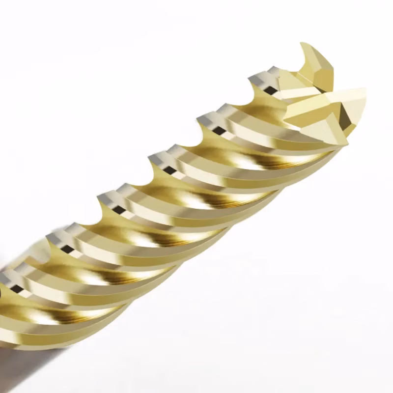 Frez palcowy do metalu 4P | fi 8 mm * 75 mm | CNC VHM HRC 65 - obrazek 4