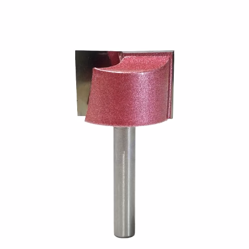 Frez prosty do drewna 2P | trzpień 6mm | fi 25 x 17 x 49,3 | VHM - obrazek 2